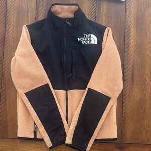 The North Face Black and Brown Fleece Jacket